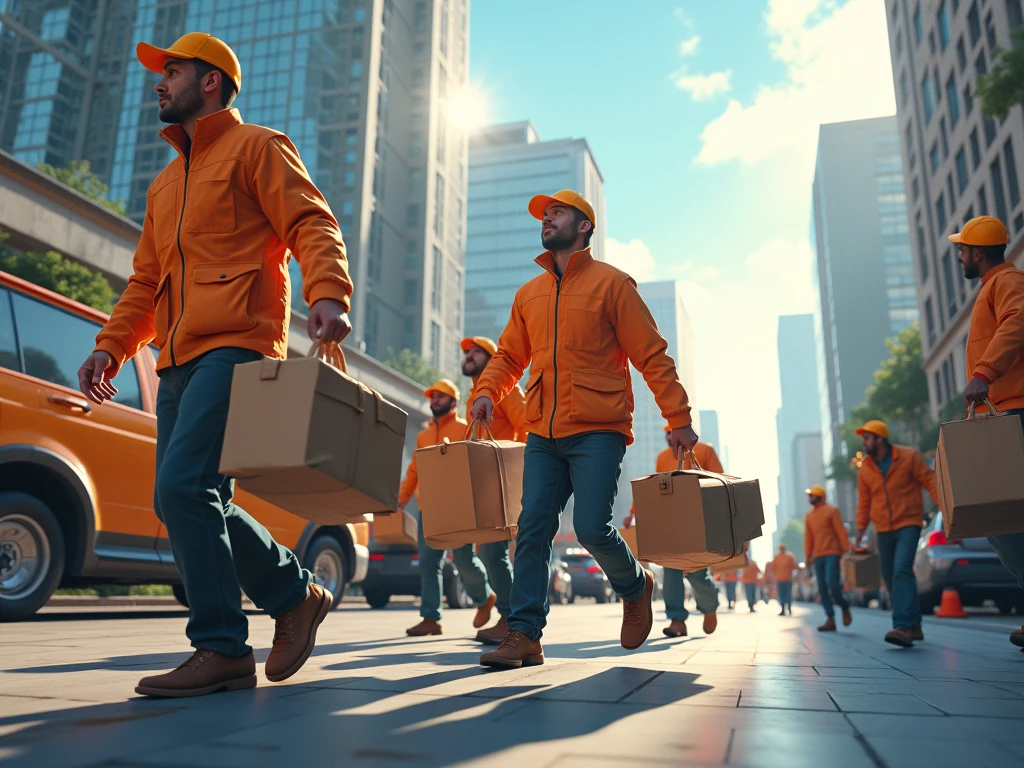 Ecocandleul delivery team